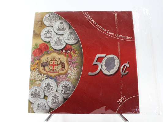 2001 Australian Federation Commemorative 50 Cents Coin Collection SET