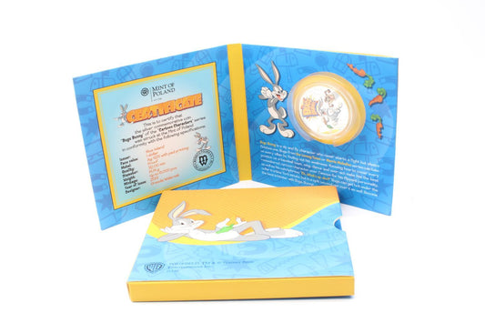 Niue 2013 $1 Cartoon Characters: Bugs Bunny Silver Commemorative Coin