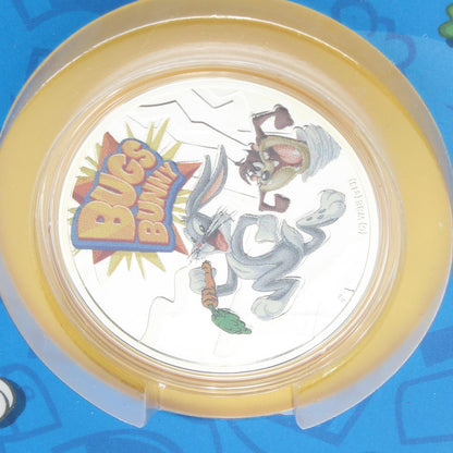 Niue 2013 $1 Cartoon Characters: Bugs Bunny Silver Commemorative Coin