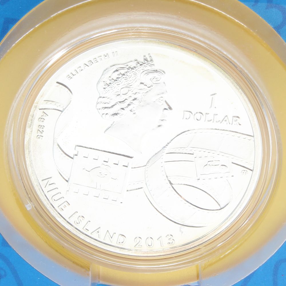 Niue 2013 $1 Cartoon Characters: Bugs Bunny Silver Commemorative Coin