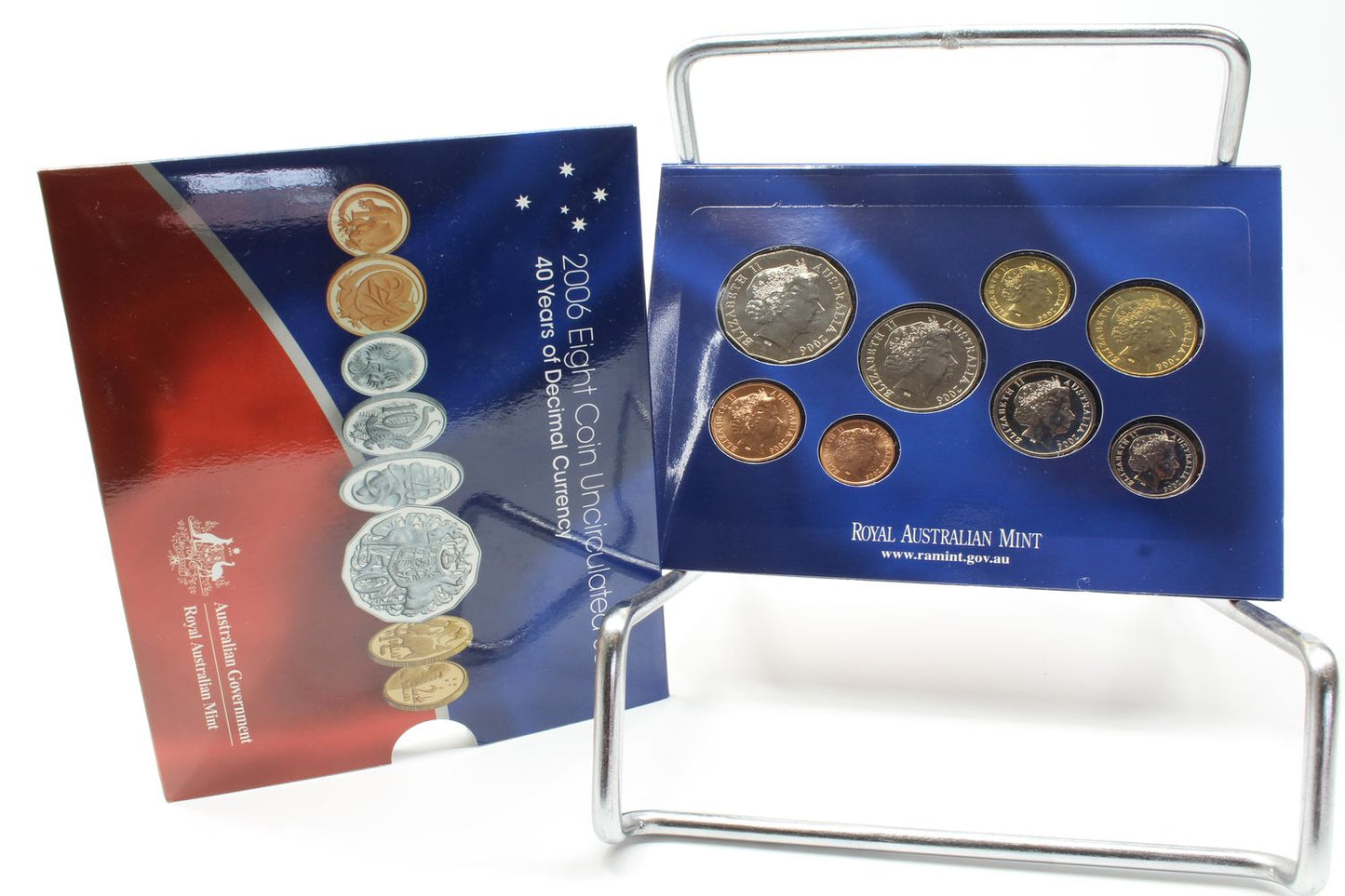 2006 Australia Eight Coin Uncirculated Set 40 Years of Decimal Currency