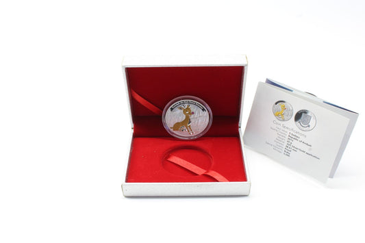 2013 Christmas Island Silver Proof Rudolph Reindeer Coin