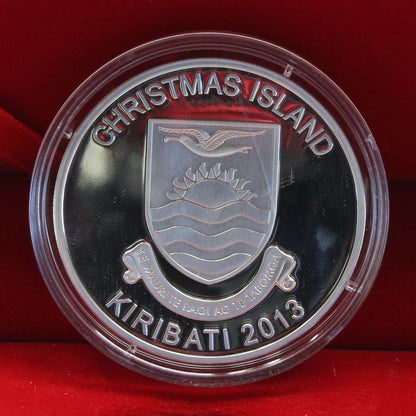 2013 Christmas Island Silver Proof Rudolph Reindeer Coin
