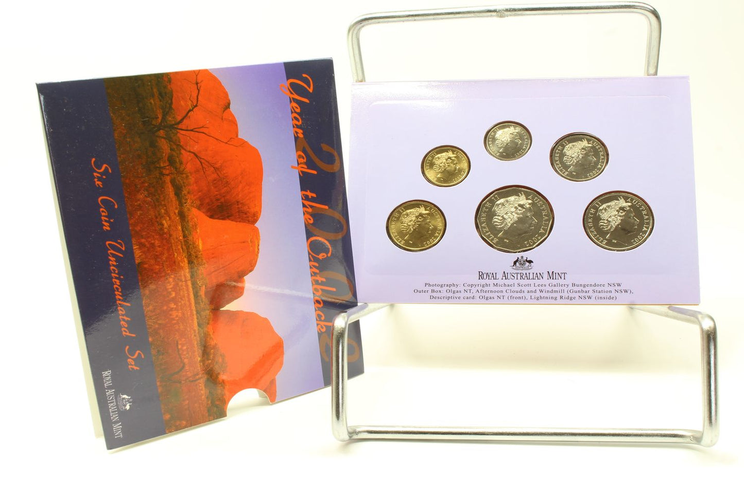 2002 Australia Year of The outback Six Coin Uncirculated Set