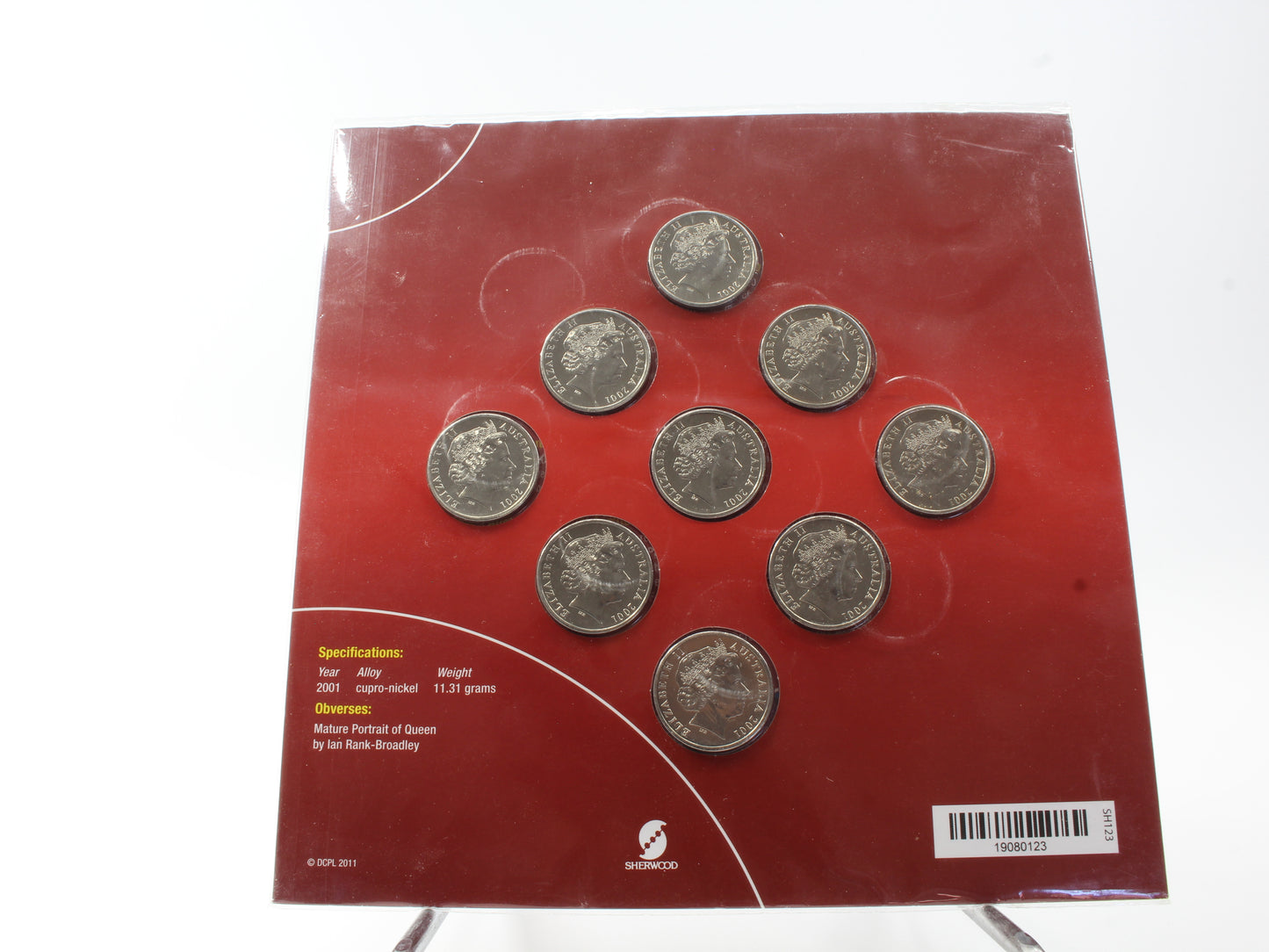 2001 Australian Federation Commemorative 20 Cents Coin Collection SET