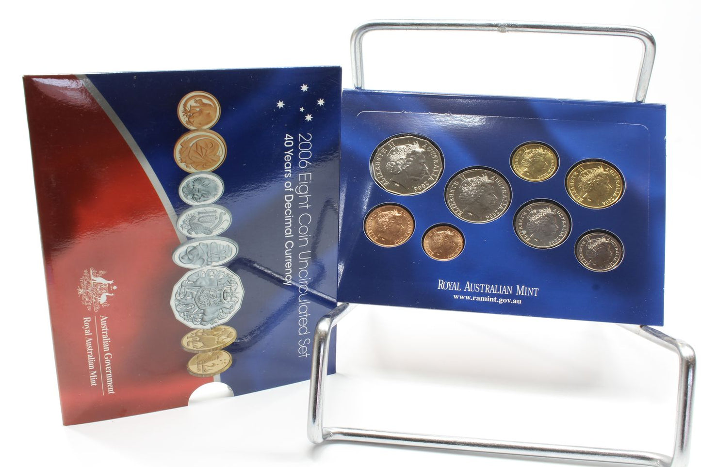 2006 Australia Eight Coin Uncirculated Set 40 Years of Decimal Currency