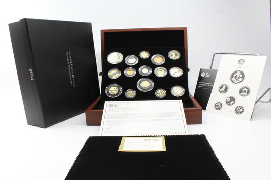 2014 ROYAL MINT UNITED KINGDOM PROOF COIN SET  PREMIUM COIN COLLECTION