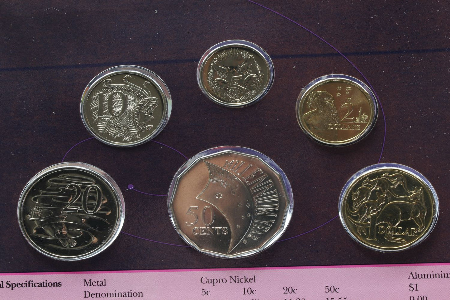 2000 Australia Six Coin Uncirculated Set