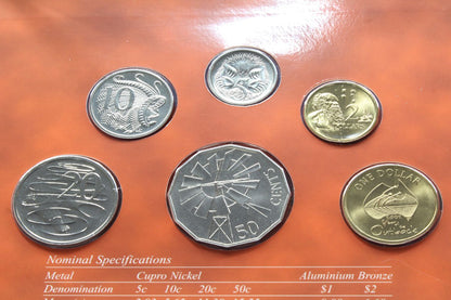 2002 Australia Year of The outback Six Coin Uncirculated Set