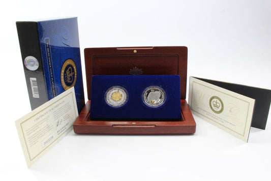 2011 Australia Royal Wedding 50c Selectively Gold Plated Silver Proof Set