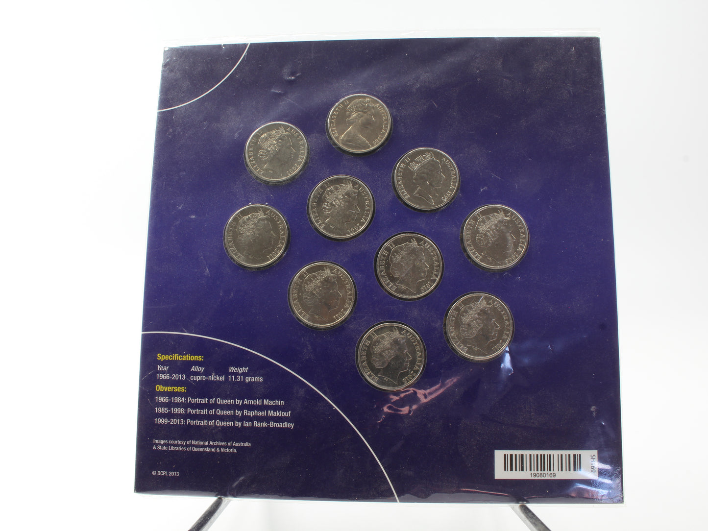 1966 Australian Federation Commemorative 20 Cents Coin Collection SET