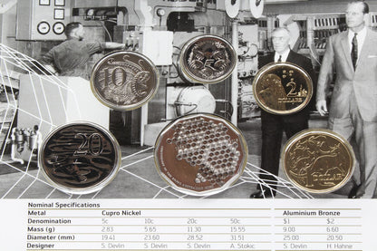 2015 Australia 50Th Anniversary of The RAM Six Coin Uncirculated Set