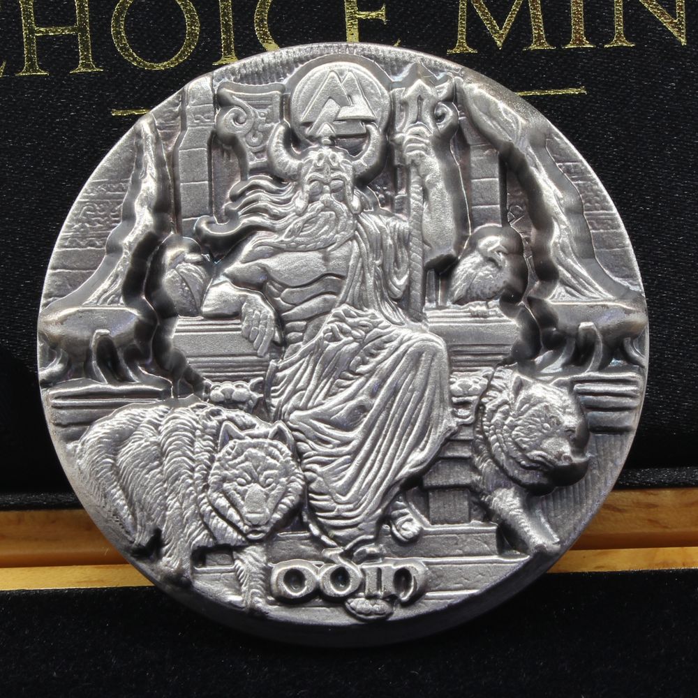 Tokelau 2016 ODIN LEGENDS OF ASGARD 3 Oz Silver $10 Coin