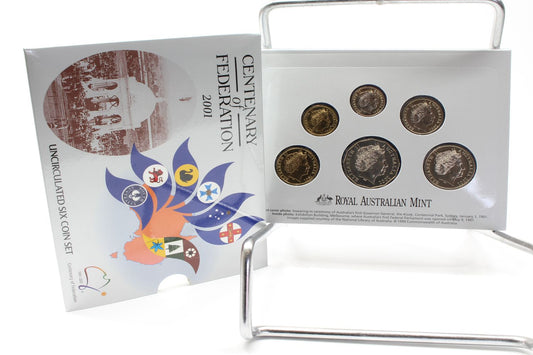 2001 Australia Centenary of Federation Uncirculated Six Coin Set