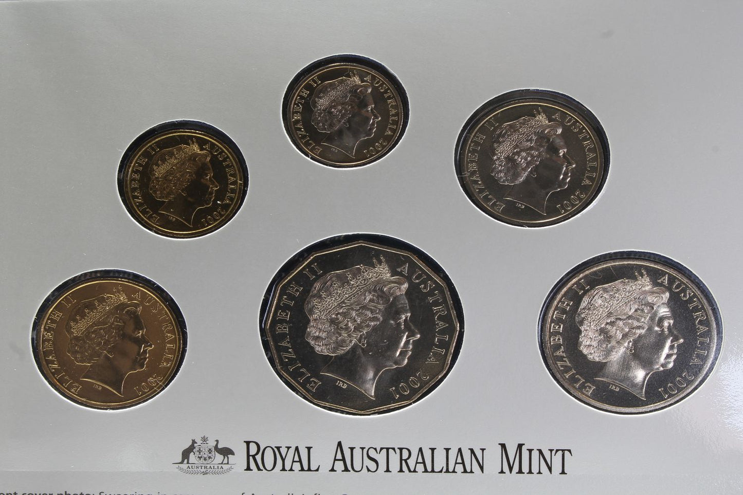2001 Australia Centenary of Federation Uncirculated Six Coin Set