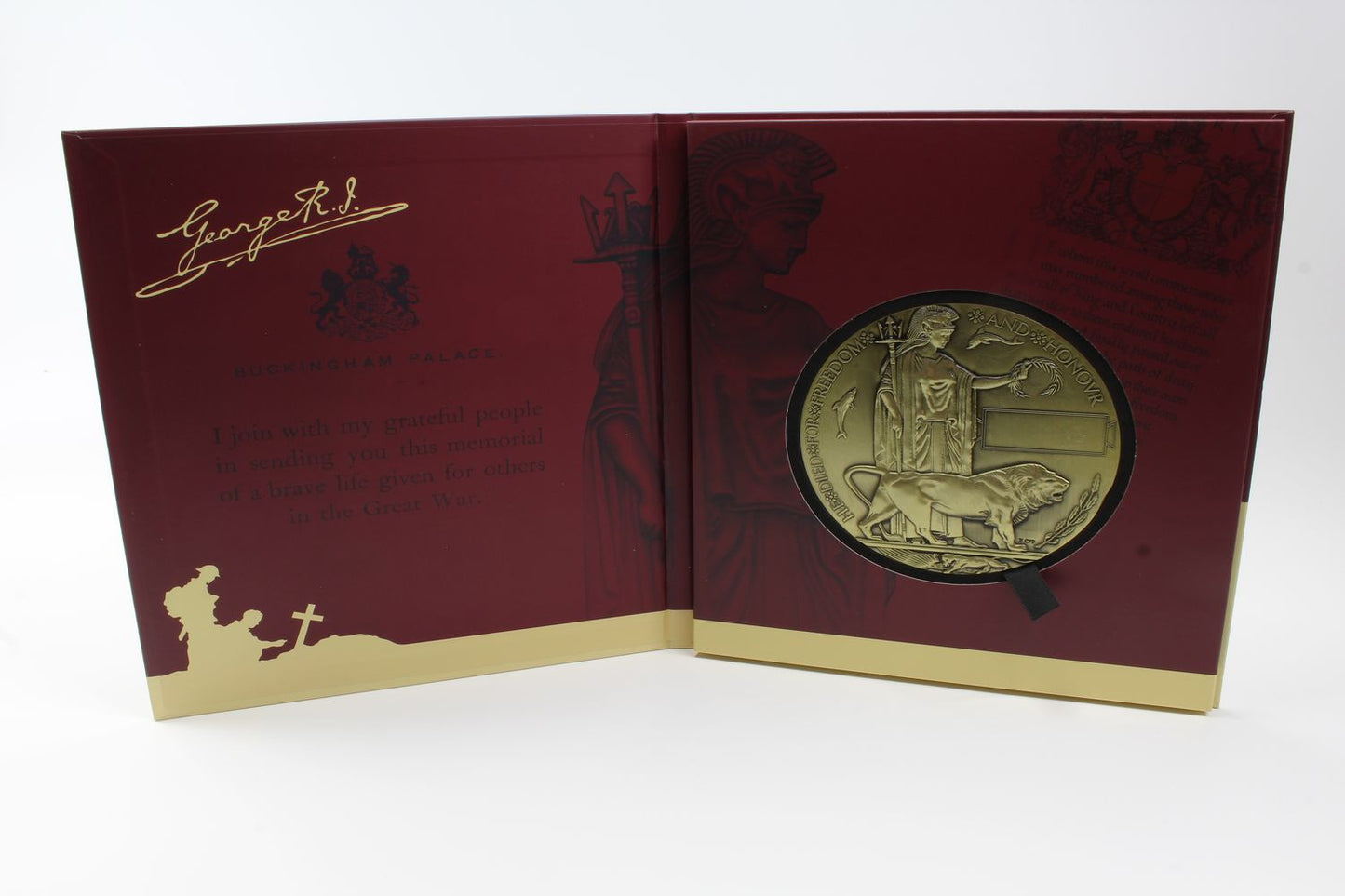 First World War Memorial Plaque Replica