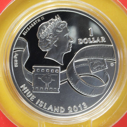 Niue 2013 $1 Cartoon Characters: Tom Jerry Silver Commemorative Coin
