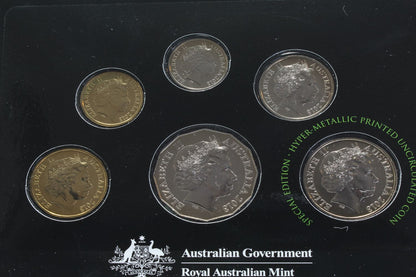 2013 Six Coin Uncirculated Mint Set Special Edition -Coloured 20c