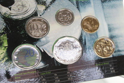 2013 Six Coin Uncirculated Mint Set Special Edition -Coloured 20c