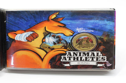 2012 Australia $1 Young Collectors Animal Athletes Colour set