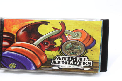 2012 Australia $1 Young Collectors Animal Athletes Colour set