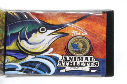 2012 Australia $1 Young Collectors Animal Athletes Colour set