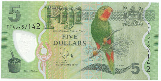 2013 Fiji $5 P115A-UNC