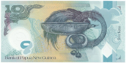 2008 Papua New Guinea 10 Kina Note P30-UNC