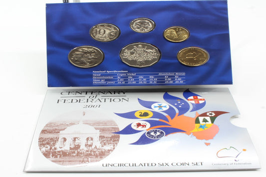 2001 Uncirculated Australia Mint Coin Set