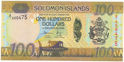2015 Solomon Islands $100 P36-UNC