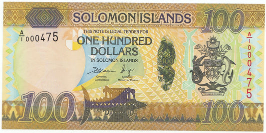 2015 Solomon Islands $100 P36-UNC