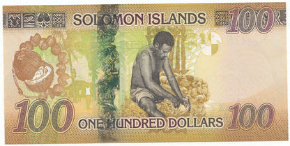 2015 Solomon Islands $100 P36-UNC