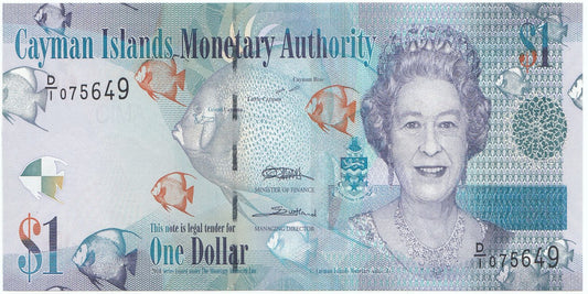 2011 Cayman Islands $1 Note P38A-UNC