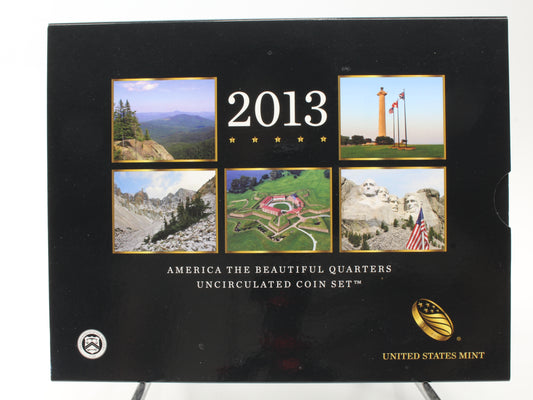2013 America The Beautiful Quarters Uncirculated Coin Set