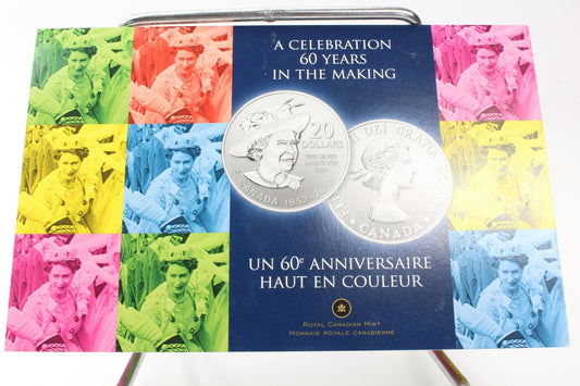 2012 Canada $20 Silver coin A Celebration 60 Years in the Making