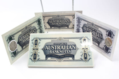 2013 Australia Centenary of Australian Banknotes set, 2 x 20c & 50c Set