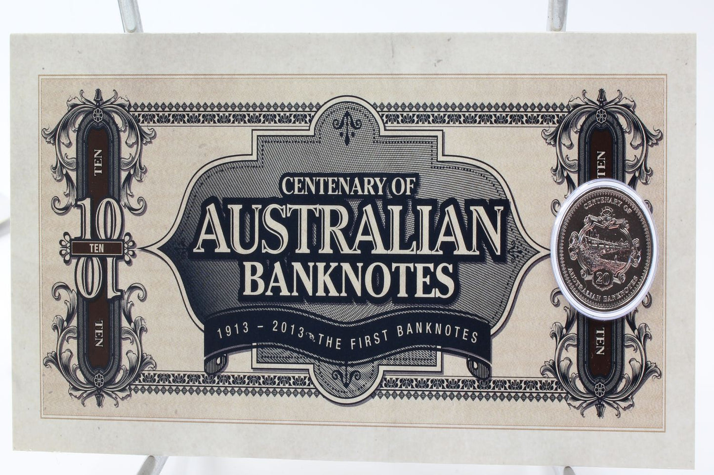 2013 Australia Centenary of Australian Banknotes set, 2 x 20c & 50c Set