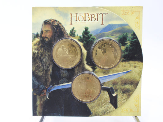 2012 NEW ZEALAND THE HOBBIT, Gandalf Radagast THREE COIN SET