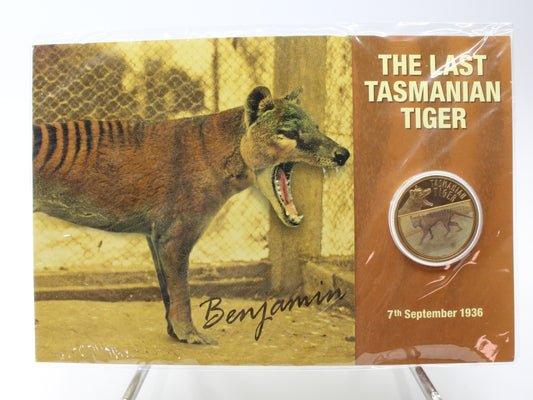 2011 Niue The Last Tasmanian Tiger $1 Uncirculated hologram coin
