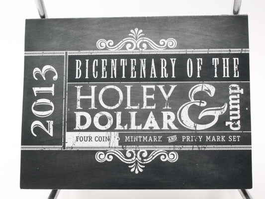 2013 Australia 4x $1 Holey Dollar&Dump 4x UNC Mint&Privy Mark Coin Set On Card