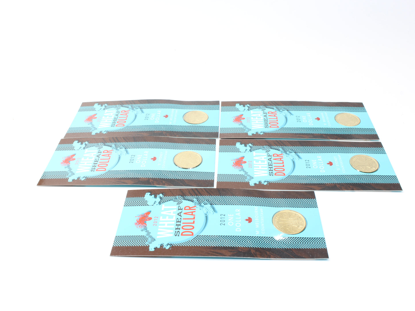 2012 Australia Wheat Sheaf Dollar X5