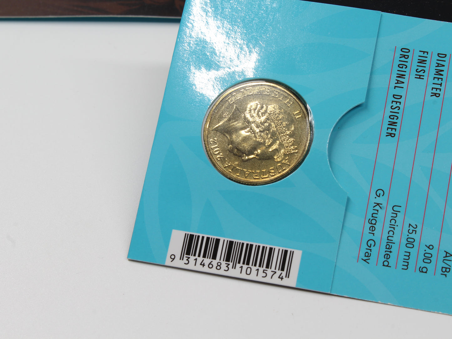 2012 Australia Wheat Sheaf Dollar X5