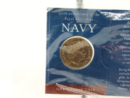 2001 $1 UNC - Anniversary of the Australian 'Army, Navy and Air Force' Set of 3