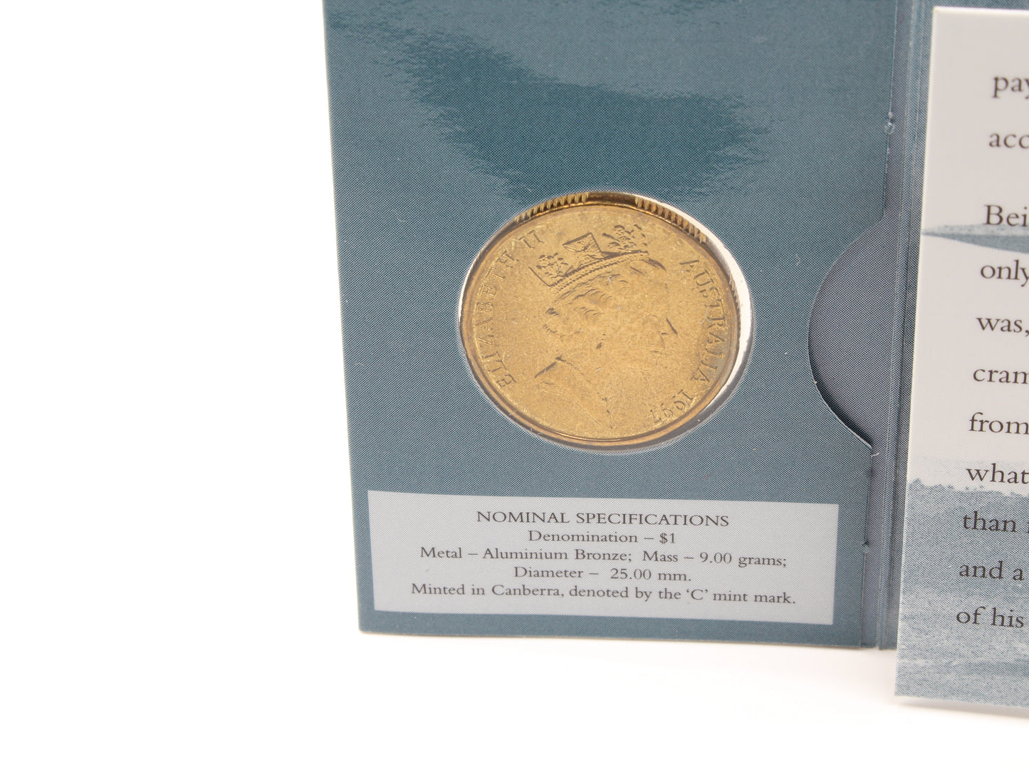 1997-1999 Australia Canberra C Mint mark Coin