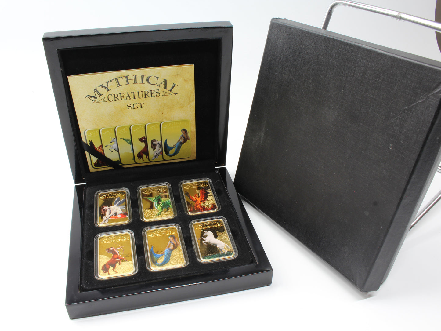 2013 Somali Mystical Creatures 25 Shillings Coloured Gold plated 6 Bar Set