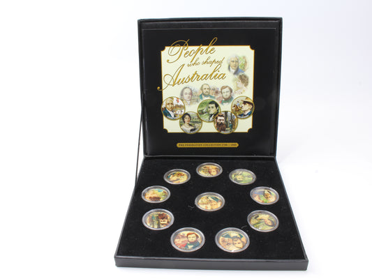 2011 People Who Shaped Australia Pre Federation Pennies Set