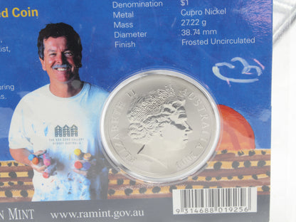 2009 Australian Artist Series $1 Kangaroo Frosted Uncirculated Coin