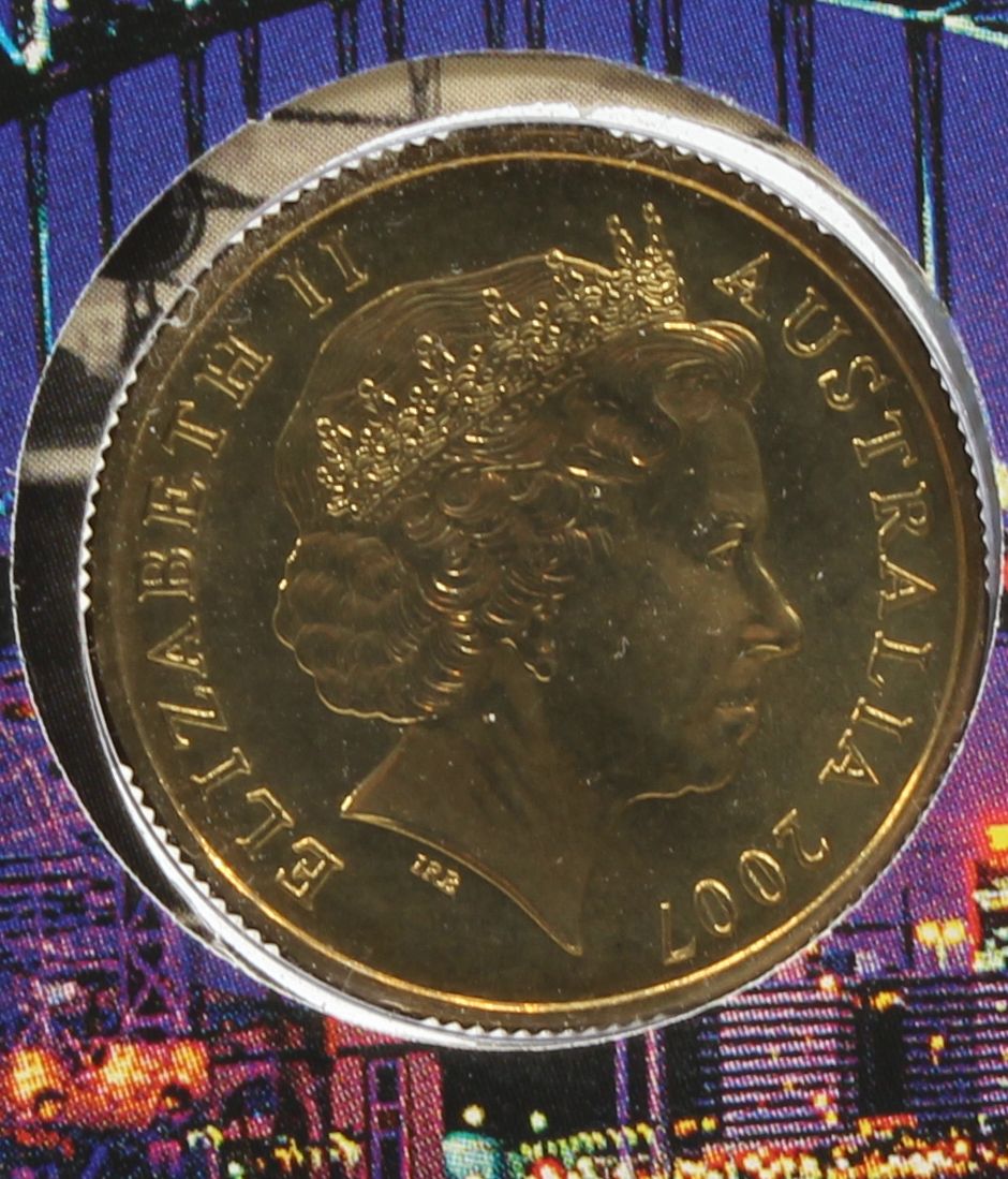 2007 Australia $1 Celebrating 75 Years of the Sydney Harbour Bridge Coin