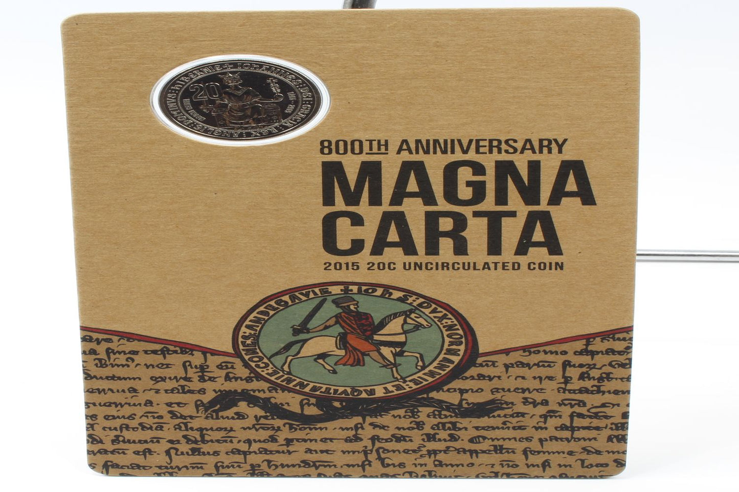 2015 Australia 20 Cents 800th Anniversary Magna Carta Circulated Coin