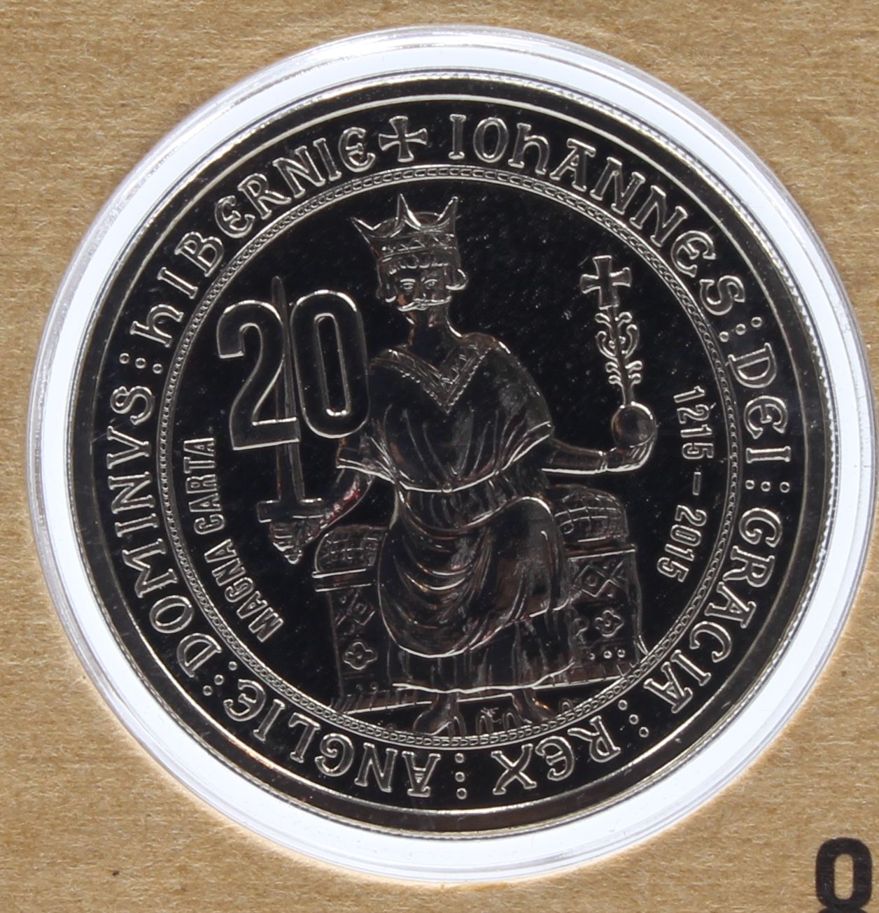 2015 Australia 20 Cents 800th Anniversary Magna Carta Circulated Coin